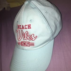 Light Blue Hat “Beach Vibes Only”